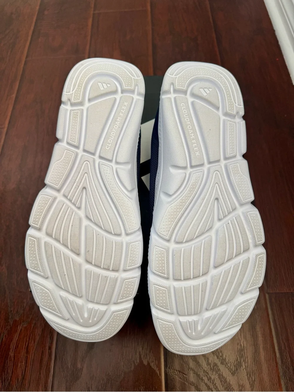 🆕 adidas Men’s Cloudfoam Flex Navy/Black Athletic Sneakers. Size 13